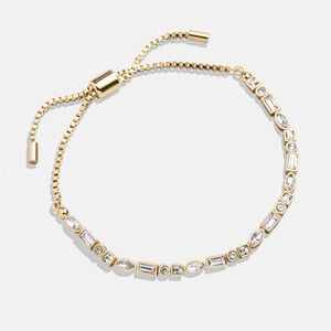 BaubleBar Gold Pull Tie Bracelet